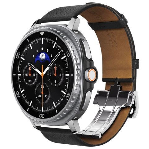 Spigen Enzo - Pasek z naturalnej skóry do Samsung Galaxy Watch 8 / 8 Classic 40 / 44 / 46 mm (Black) Spigen Enzo - Pasek z naturalnej skóry do Samsung Galaxy Watch 8 / 8 Classic 40 / 44 / 46 mm (Black)