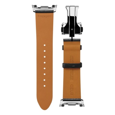 Spigen Enzo - Pasek z naturalnej skóry do Samsung Galaxy Watch 8 / 8 Classic 40 / 44 / 46 mm (Black) Spigen Enzo - Pasek z naturalnej skóry do Samsung Galaxy Watch 8 / 8 Classic 40 / 44 / 46 mm (Black)