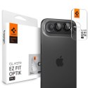 Spigen Optik Pro GLAS.TR EZ Fit Camera Protector 2-Pack - Szkło ochronne na obiektyw do iPhone Air (2 szt) (Czarny)