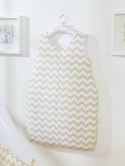 Śpiworek niemowlęcy- Simple chevron beżowy