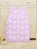 Śpiworek niemowlęcy- Simple sowy różowe