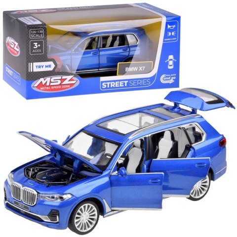 Auto Suv BMW X7 1:32 metalowe autko model dźwięki światła ZA3756 Auto Suv BMW X7 1:32 metalowe autko model dźwięki światła ZA3756