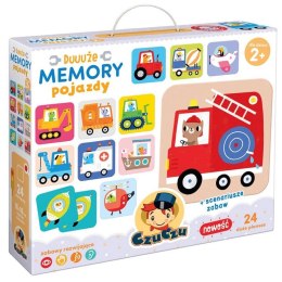 CzuCzu Duuuże Memory Pojazdy gra edukacyjna ZA4074