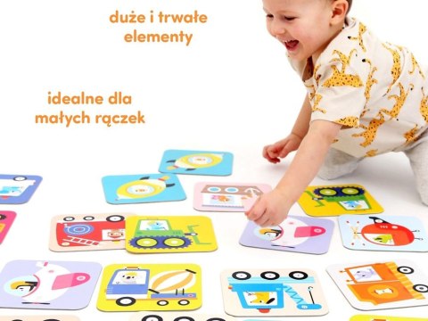 CzuCzu Duuuże Memory Pojazdy gra edukacyjna ZA4074 CzuCzu Duuuże Memory Pojazdy gra edukacyjna ZA4074