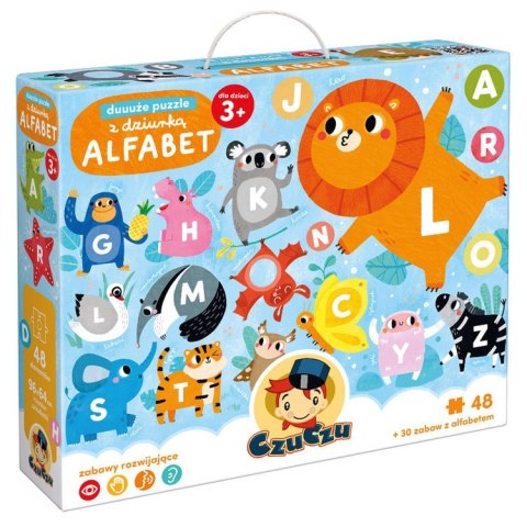 CzuCzu Duuuże puzzle z dziurką Alfabet ZA4077 CzuCzu Duuuże puzzle z dziurką Alfabet ZA4077