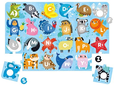 CzuCzu Duuuże puzzle z dziurką Alfabet ZA4077 CzuCzu Duuuże puzzle z dziurką Alfabet ZA4077