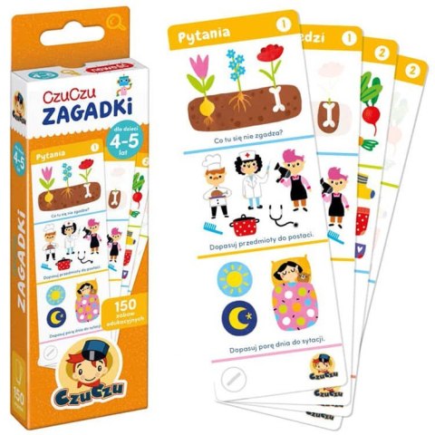 CzuCzu Zagadki dla dzieci w wieku 4-5 lat ZA4595 CzuCzu Zagadki dla dzieci w wieku 4-5 lat ZA4595