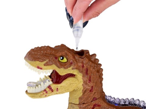 Dinozaur zdalnie sterowany gestem pilot RC 2w1 zieje ryczy świeci RC0625 BR Dinozaur zdalnie sterowany gestem pilot RC 2w1 zieje ryczy świeci RC0625 BR