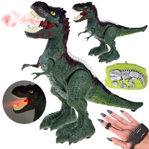 Dinozaur zdalnie sterowany gestem pilot RC 2w1 zieje ryczy świeci RC0625 ZI Dinozaur zdalnie sterowany gestem pilot RC 2w1 zieje ryczy świeci RC0625 ZI