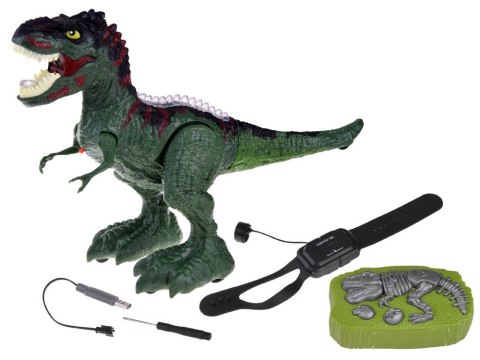 Dinozaur zdalnie sterowany gestem pilot RC 2w1 zieje ryczy świeci RC0625 ZI Dinozaur zdalnie sterowany gestem pilot RC 2w1 zieje ryczy świeci RC0625 ZI