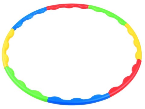 Hula hop składane kolorowe koło do kręcenia 60 cm 8 elementów SP0692 Hula hop składane kolorowe koło do kręcenia 60 cm 8 elementów SP0692