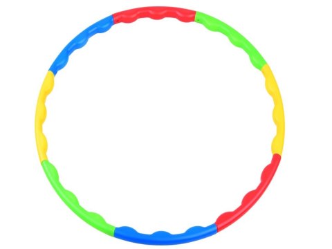 Hula hop składane kolorowe koło do kręcenia 60 cm 8 elementów SP0692 Hula hop składane kolorowe koło do kręcenia 60 cm 8 elementów SP0692