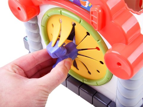 Interaktywny Domek kostka edukacyjna sorter klocki zwierzątka ZA3518 Interaktywny Domek kostka edukacyjna sorter klocki zwierzątka ZA3518
