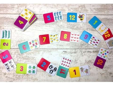 Kapitan Nauka Domino LICZBY gra edukacyjna GR0516 Kapitan Nauka Domino LICZBY gra edukacyjna GR0516
