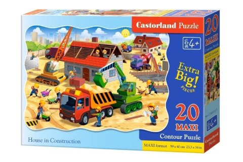 Puzzle 20el. MAXI House in Construction Puzzle 20el. MAXI House in Construction