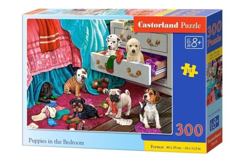 Puzzle 300 el. Puppies in the Bedroom Puzzle 300 el. Puppies in the Bedroom