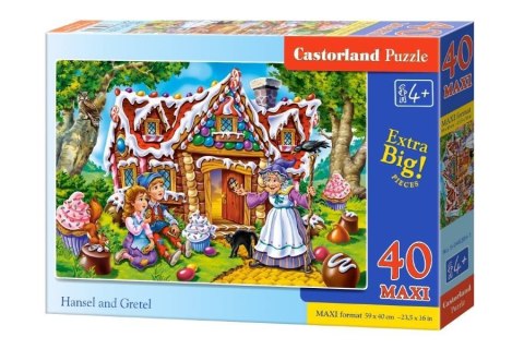 Puzzle 40 el. MAXI Hansel and Gretel Puzzle 40 el. MAXI Hansel and Gretel