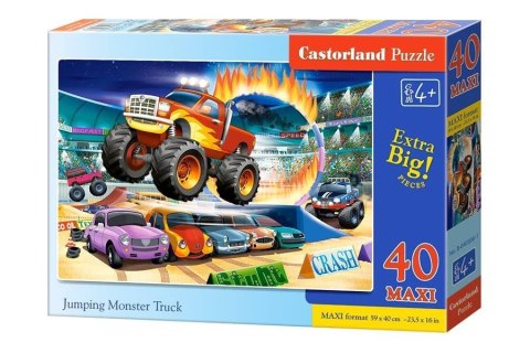 Puzzle 40 el. MAXI Jumping Monster Truck Puzzle 40 el. MAXI Jumping Monster Truck