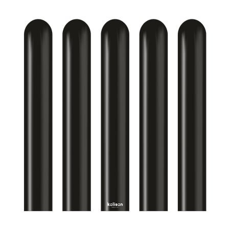 Balony do modelowania 260M, Standard Black, Czarne 115cm, 100 szt. Balony do modelowania 260M, Standard Black, Czarne 115cm, 100 szt.
