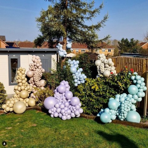 Balony lateksowe Kalisan AURA Beige Cream, beżowe, kremowe, 45cm, 25szt. Balony lateksowe Kalisan AURA Beige Cream, beżowe, kremowe, 45cm, 25szt.