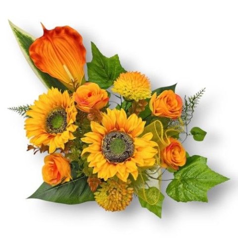 Bukiet na cmentarz 75 cm Wiązanki na grób PIĘKNY ELEGANCKI DUŻY I OKAZAŁY