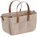 Duży Filcowy Organizer Beżowy XXL Dla Mamy i Maluszka Na Pieluszki i Akcesoria TF3 Duży Filcowy Organizer Beżowy XXL Dla Mamy i Maluszka Na Pieluszki i Akcesoria TF3