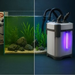 Kruger Meier Fluxion Elite 1000 UVC PRO - filtr zewnętrzny z lampą UV do akwarium 80 - 180 litrów