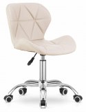 Krzesło obrotowe VASTO OFFICE PU CREAM Krzesło obrotowe VASTO OFFICE PU CREAM