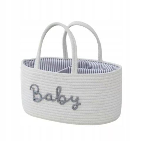 Organizer biały Baby na pieluszki torba dla mamy niemowlaka na pieluchy Organizer biały Baby na pieluszki torba dla mamy niemowlaka na pieluchy