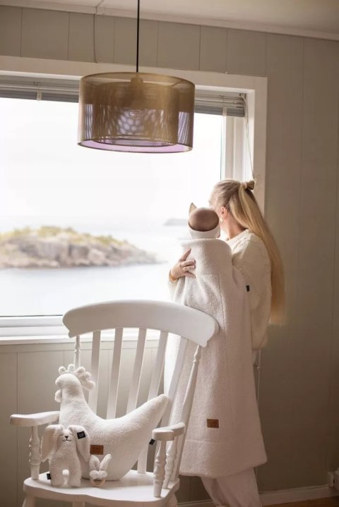 Poduszka Kura Babci Dany Teddy Bear CREAM - puszysta i przytulna poduszka Poduszka Kura Babci Dany Teddy Bear CREAM - puszysta i przytulna poduszka