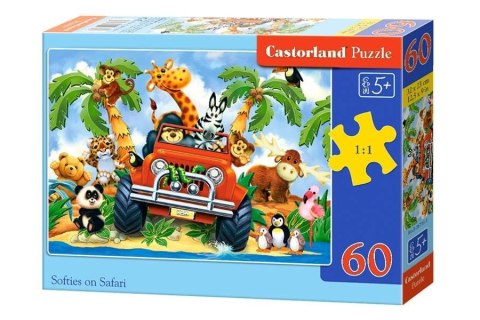 Puzzle 60 el. Softies on Safari Puzzle 60 el. Softies on Safari