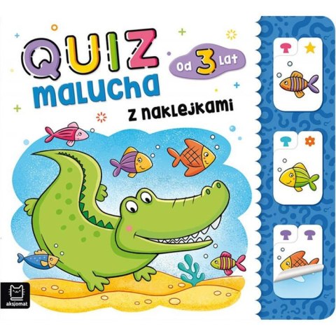 Quiz malucha z naklejkami od 3 lat KS0605 Quiz malucha z naklejkami od 3 lat KS0605