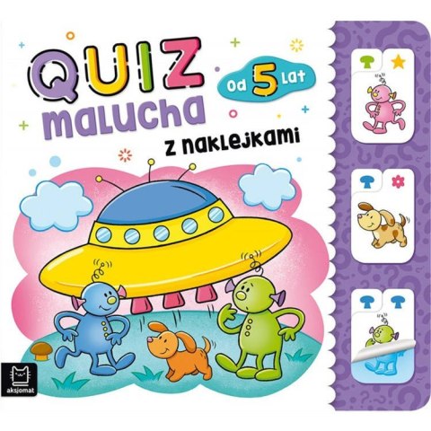Quiz malucha z naklejkami od 5 lat KS0607 Quiz malucha z naklejkami od 5 lat KS0607