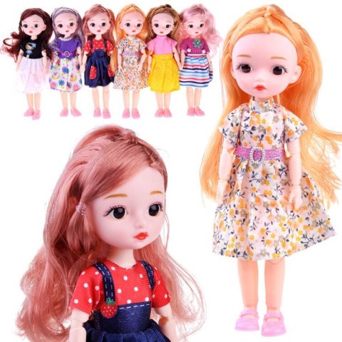 Śliczna lalka laleczka ruchome kończyny długie włosy 24 cm ZA4655 Śliczna lalka laleczka ruchome kończyny długie włosy 24 cm ZA4655