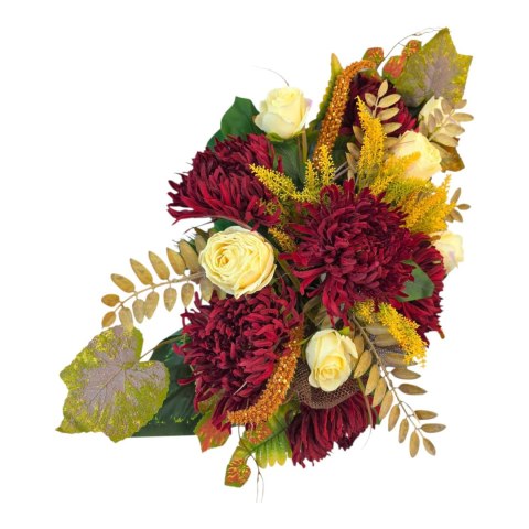 Stroik na cmentarz kwiaty wiązanka miska na grób wszystkich świętych