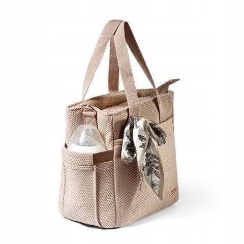 Torba dla mamy do wózka BabyOno CARMEN beżowa - stylowa i funkcjonalna torba z matą i apaszką Torba dla mamy do wózka BabyOno CARMEN beżowa - stylowa i funkcjonalna torba z matą i apaszką