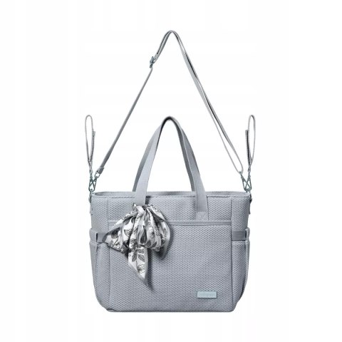 Torba dla mamy do wózka BabyOno CARMEN szara - elegancka i funkcjonalna