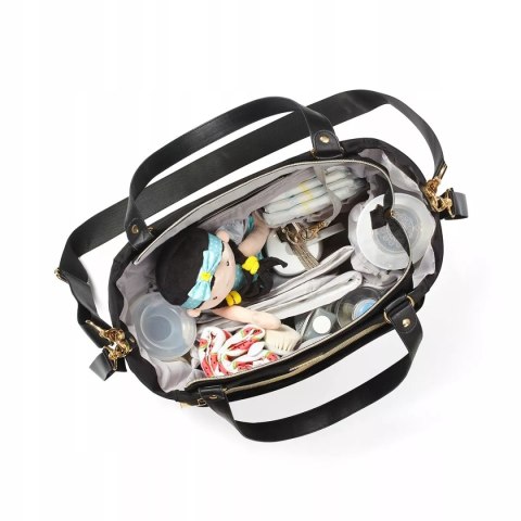 Torba dla mamy do wózka COCO Babyono 1516 czarna Torba dla mamy do wózka COCO Babyono 1516 czarna