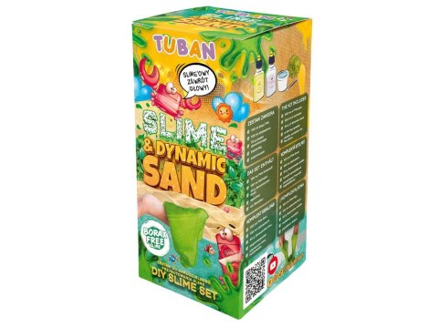 Tuban Zestaw zielony Slime i piasek dynamiczny zabawka kreatywna ZA4983 Tuban Zestaw zielony Slime i piasek dynamiczny zabawka kreatywna ZA4983