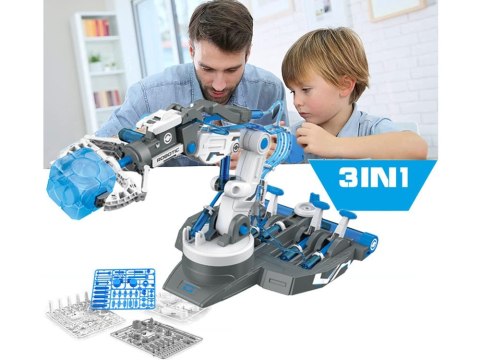 Zestaw edukacyjny - Zrób to sam ROBOT 3w1 Hydrauliczne ramię 220 ele ZA4199 Zestaw edukacyjny - Zrób to sam ROBOT 3w1 Hydrauliczne ramię 220 ele ZA4199