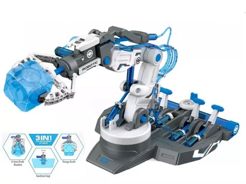 Zestaw edukacyjny - Zrób to sam ROBOT 3w1 Hydrauliczne ramię 220 ele ZA4199 Zestaw edukacyjny - Zrób to sam ROBOT 3w1 Hydrauliczne ramię 220 ele ZA4199