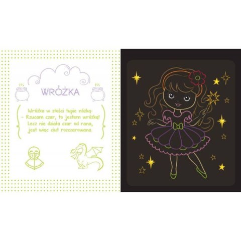 Aksjomat Kolorowa Zdrapywanka z rysikiem Bajkowe postacie. KS0656