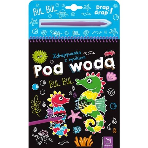 Aksjomat Kolorowa Zdrapywanka z rysikiem.Pod wodą. KS0652