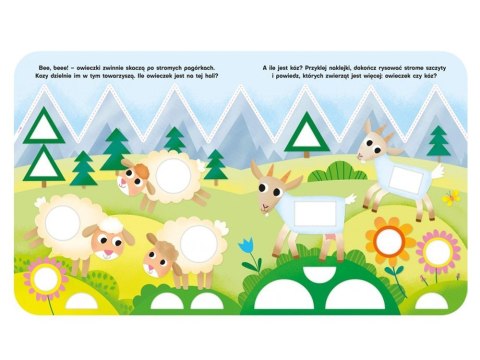 Aksjomat Na wsi. Poznaję i naklejam kształty od 3 lat KS0947