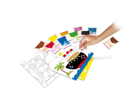 Alexander piaskowe malowanki zestaw 2 obrazki statek samochód ZA5407 Alexander piaskowe malowanki zestaw 2 obrazki statek samochód ZA5407