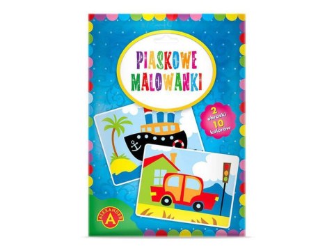 Alexander piaskowe malowanki zestaw 2 obrazki statek samochód ZA5407 Alexander piaskowe malowanki zestaw 2 obrazki statek samochód ZA5407