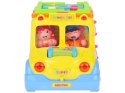 Autko Wesoły Autobus Interaktywny Kolorowy jeździ świeci gra ZA0019