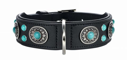Hunter Sioux Skórzana Obroża Dla Psa Czarna 60cm