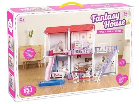 Domek dla lalek z meblami