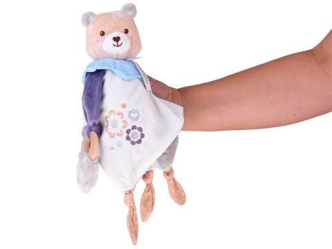 Milutka Przytulanka MIŚ z kocyk i gryzak prezent dla niemowlaka ZA5879